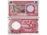 НИГЕРИЯ NIGERIA 1 НАЙРА issue 1967 НОВА UNС