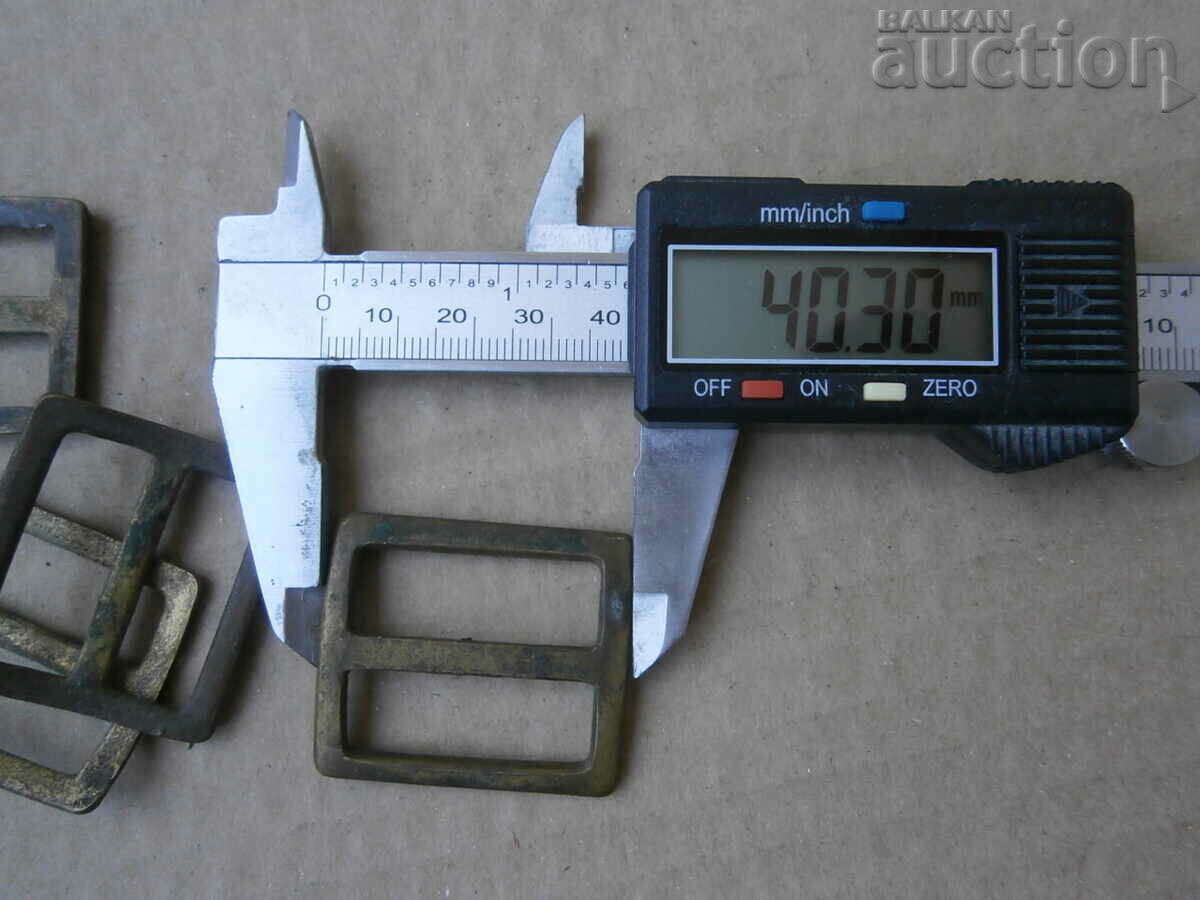 old bronze buckles distributors for a dull leather belt - 6 old bronze buckles distributors for a dull leather belt - 6