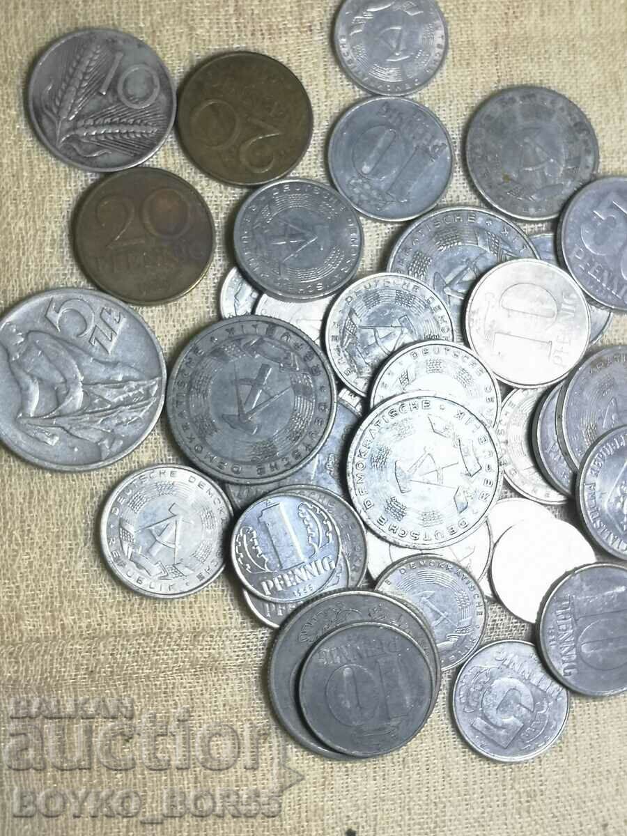 Lot of German Aluminum Soc Coins GDR with price 39.00 BGN | € 19.94 Lot of German Aluminum Soc Coins GDR with price 39.00 BGN | € 19.94
