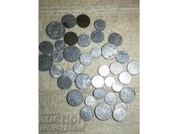 Πολλά γερμανικά νομίσματα αλουμινίου Soc GDR