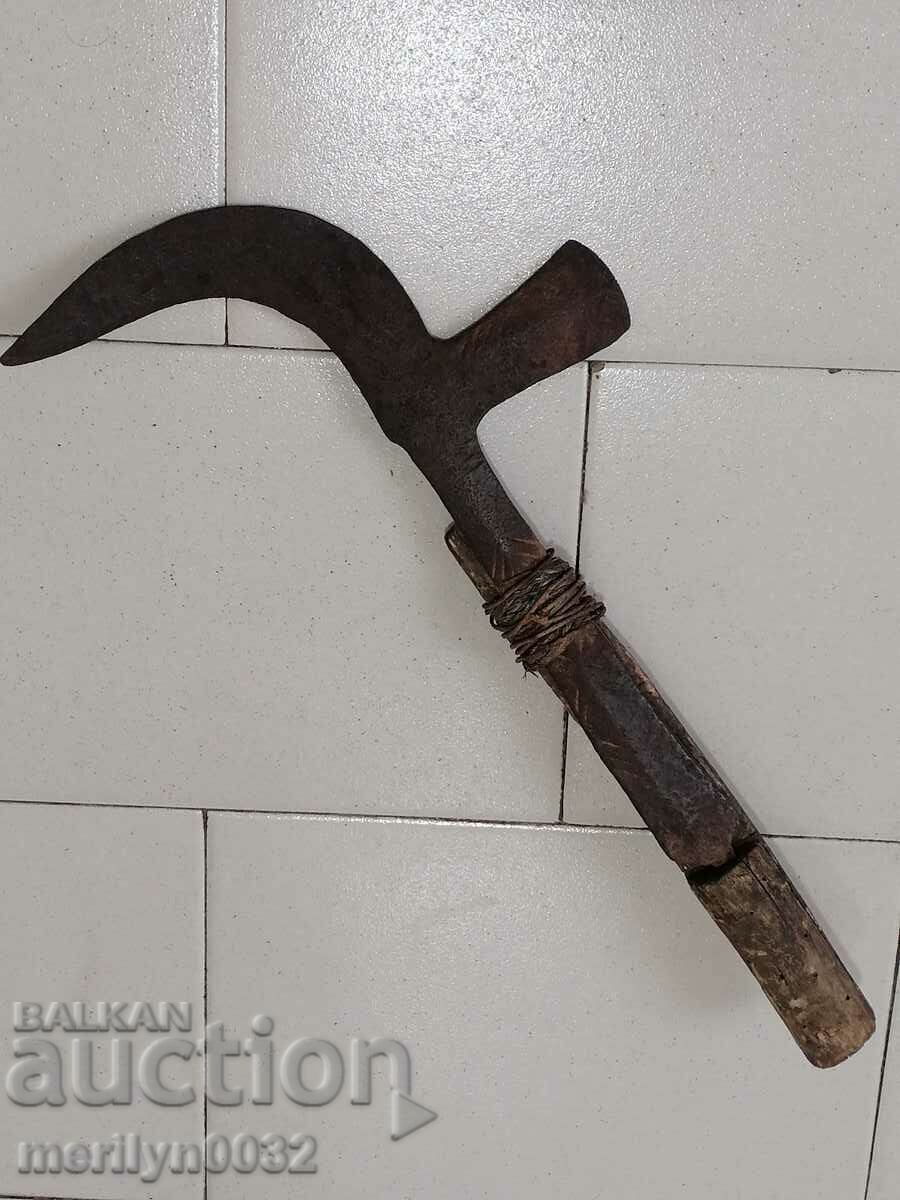 Old forged knife, blade, wrought iron, knife, chopper with price 51.00 BGN | € 26.08 Old forged knife, blade, wrought iron, knife, chopper with price 51.00 BGN | € 26.08