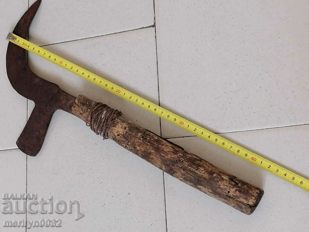 Old forged knife, blade, wrought iron, knife, chopper - 5 Old forged knife, blade, wrought iron, knife, chopper - 5