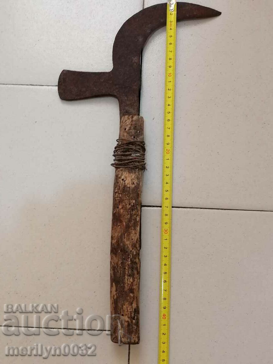 Old forged knife, blade, wrought iron, knife, chopper - 7 Old forged knife, blade, wrought iron, knife, chopper - 7