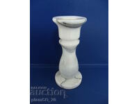 #*6517 old marble candlestick