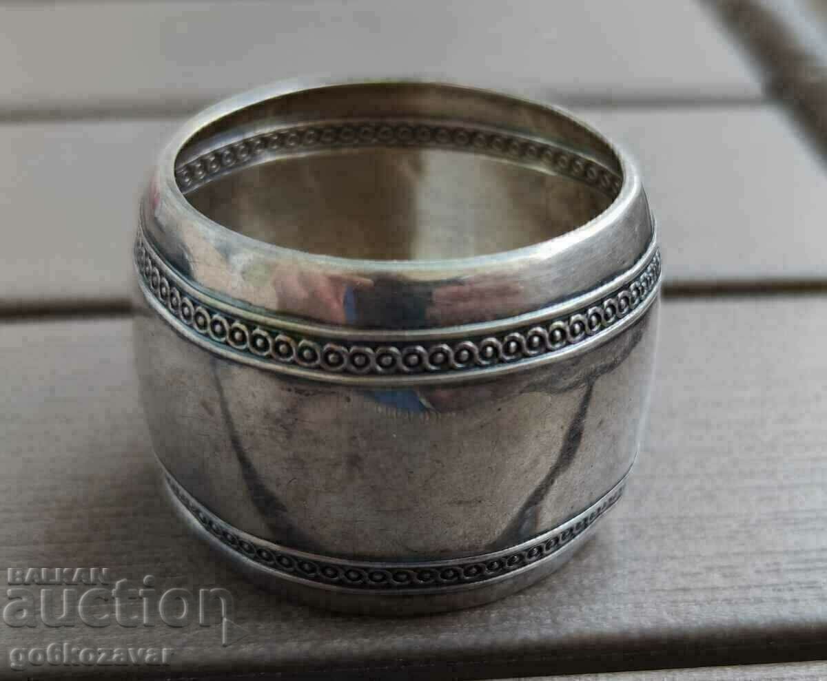 An old silver napkin holder! - 5