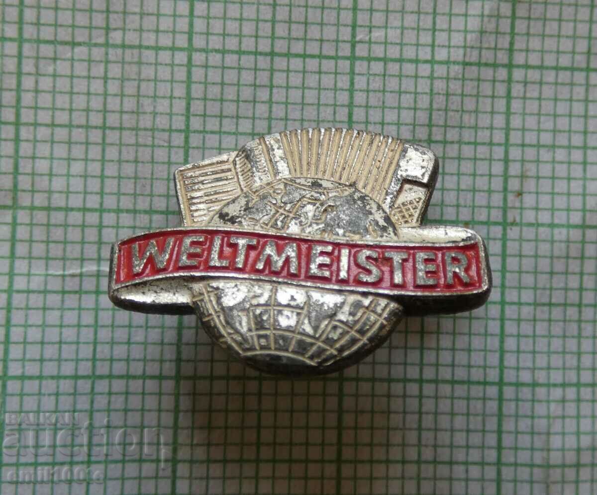 Badge- Accordion Weltmeister Badge- Accordion Weltmeister