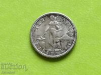 10 Centavos 1944 ''D'' USA / Philippines Silver
