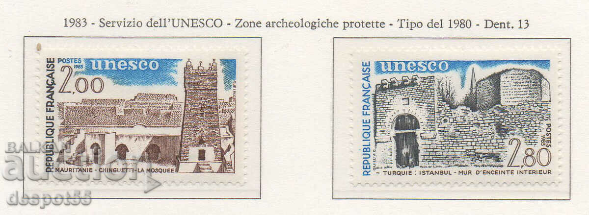 1983. Franţa - UNESCO. Situl Patrimoniului Mondial UNESCO.