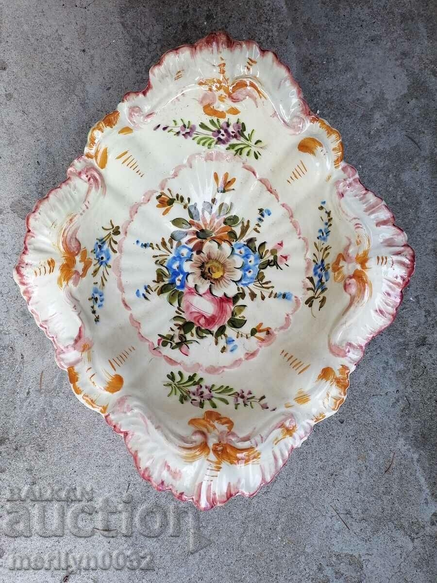 Crystal glass fruit bowl, bowl, candy, glass with price 67.00 BGN | € 34.26 Crystal glass fruit bowl, bowl, candy, glass with price 67.00 BGN | € 34.26