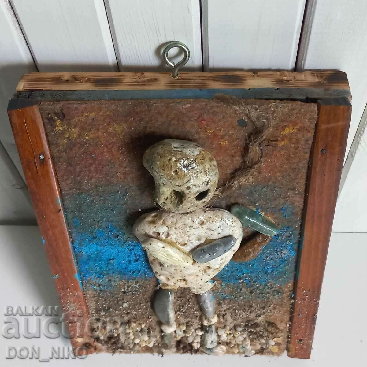 Auction Picture from sea stones - The Hanged Pirate Auction Picture from sea stones - The Hanged Pirate