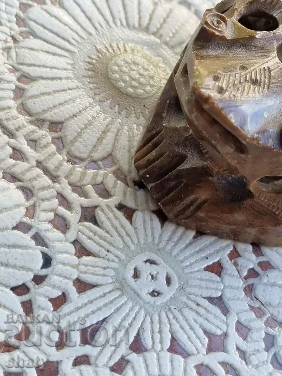 Old stone figure. A frog - 5 Old stone figure. A frog - 5