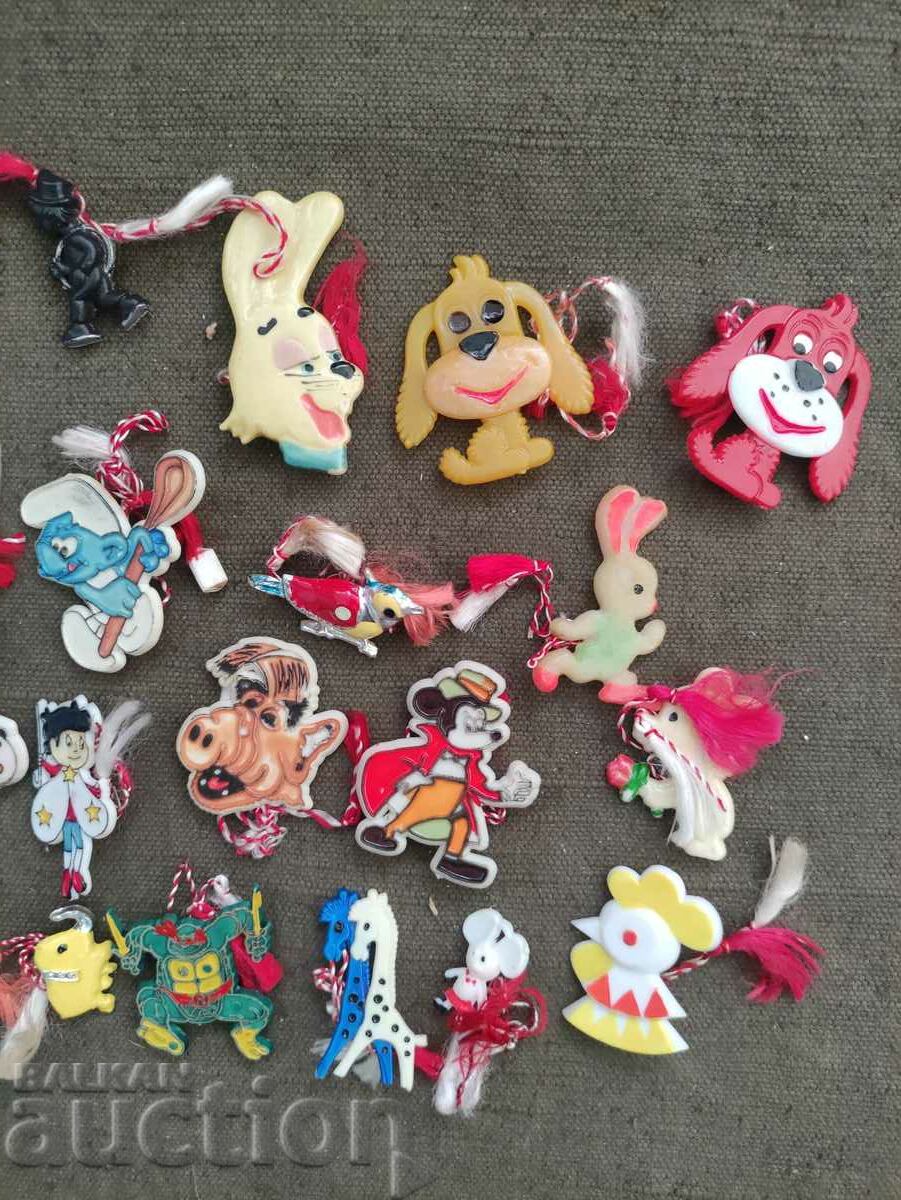 I am selling old martenits with figures: Alf, Flintstone, Sun with price 150.00 BGN | € 76.69