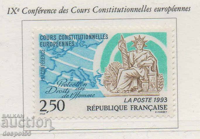 1993. Franța. Conferința europeană a drepturilor omului.