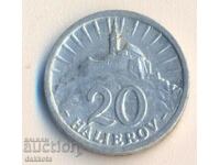 Slovakia 20 Halers 1942, rare