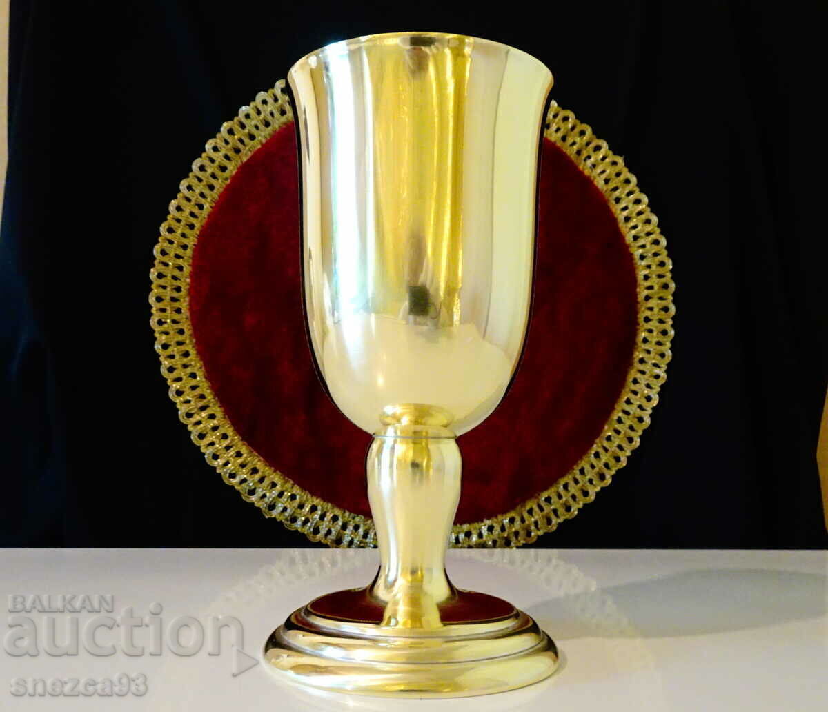 Bronze wine goblet, wine glass 400 ml with price 29.00 BGN | € 14.83 Bronze wine goblet, wine glass 400 ml with price 29.00 BGN | € 14.83