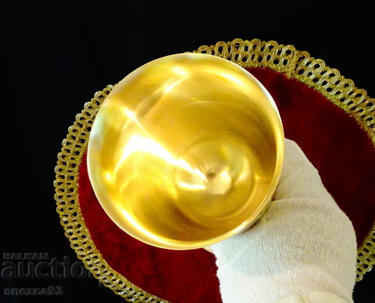 Bronze wine goblet, wine glass 400 ml - 5 Bronze wine goblet, wine glass 400 ml - 5