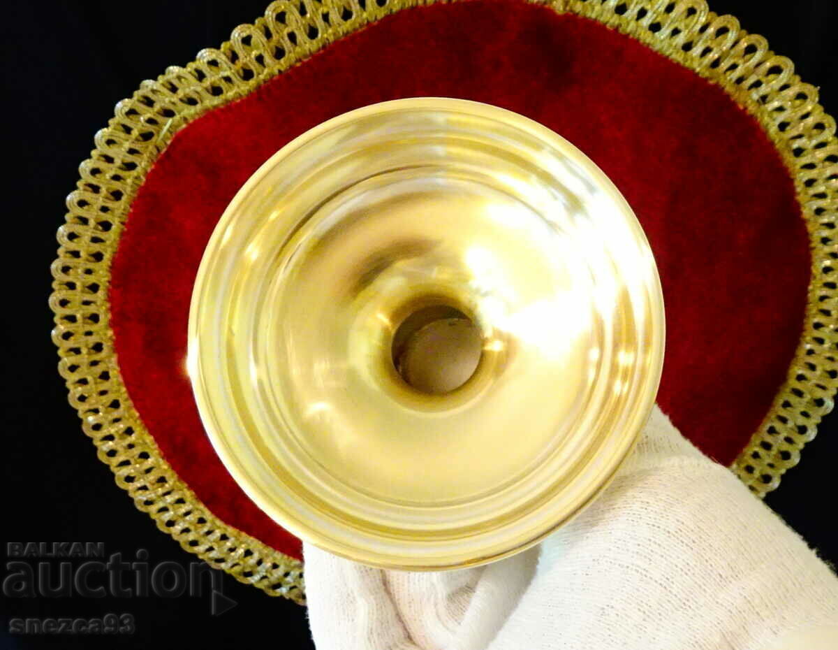 Bronze wine goblet, wine glass 400 ml - 6 Bronze wine goblet, wine glass 400 ml - 6