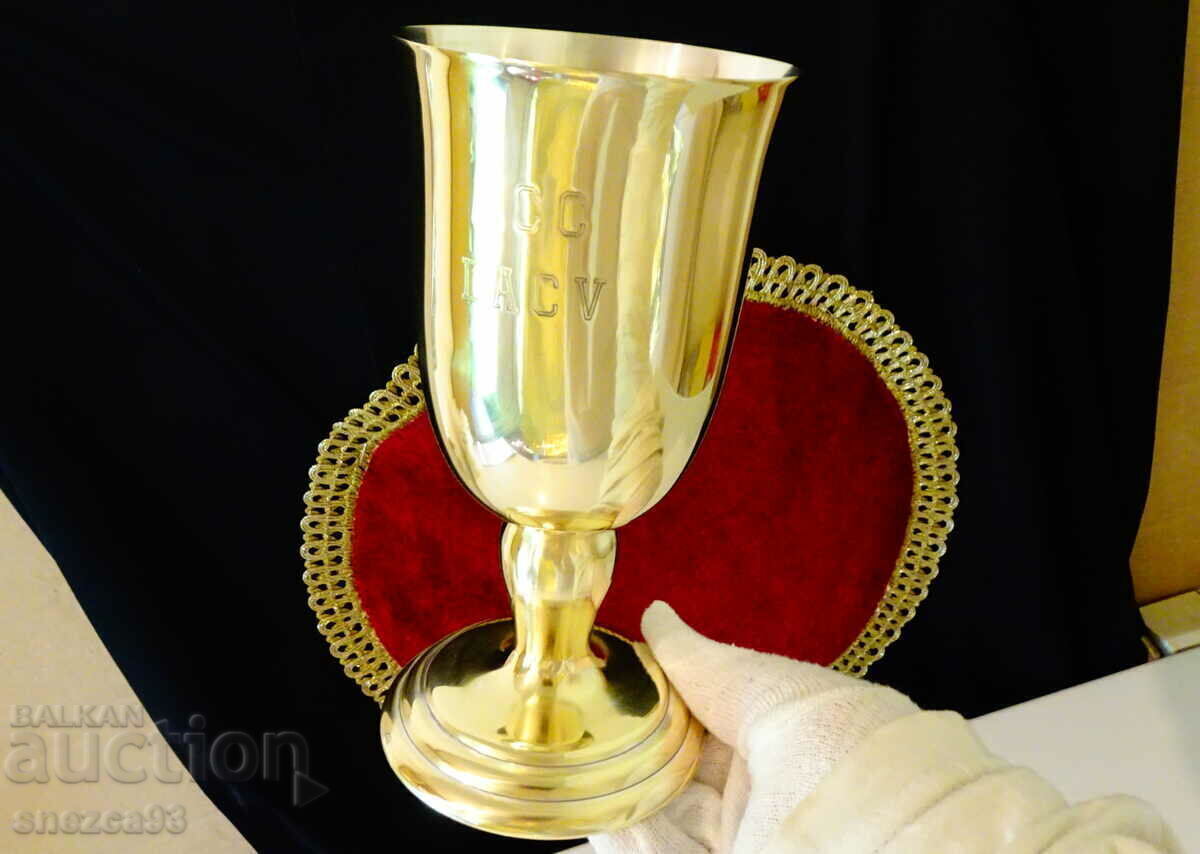 Bronze wine goblet, wine glass 400 ml - 7 Bronze wine goblet, wine glass 400 ml - 7