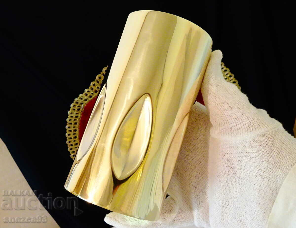 Bronze cup, mug with relief 400 ml. - 5 Bronze cup, mug with relief 400 ml. - 5