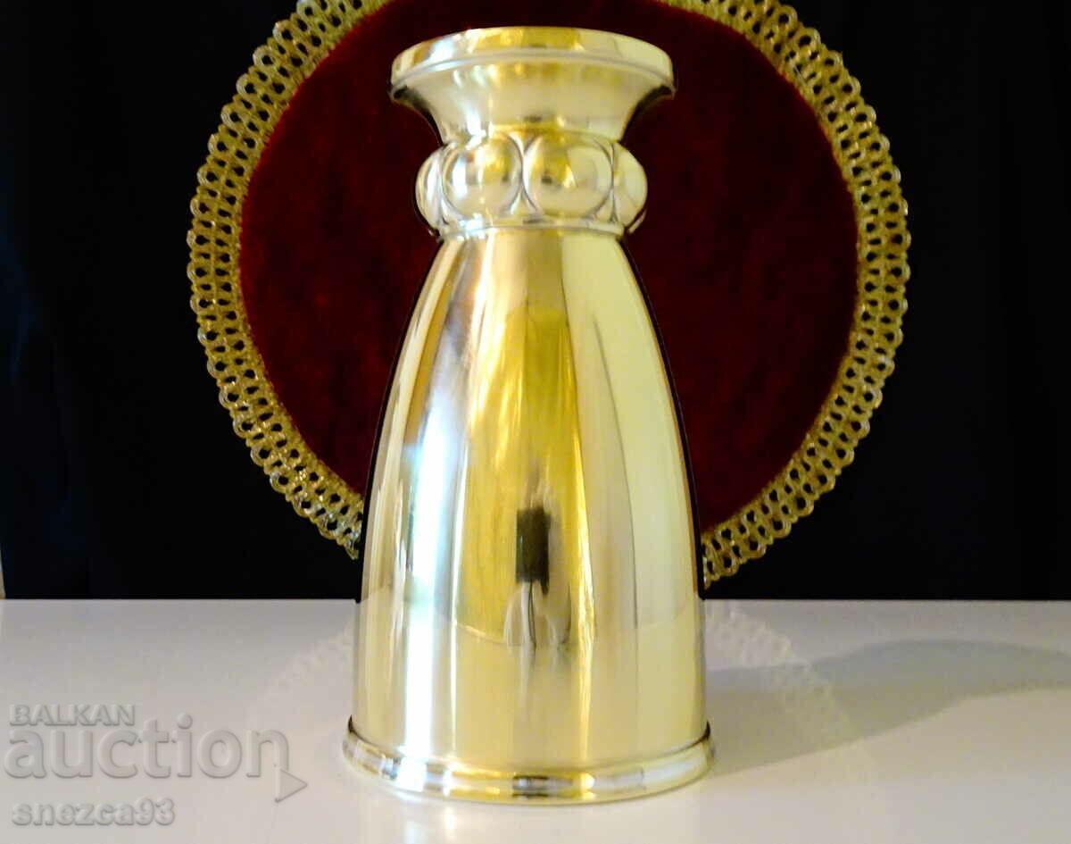 Bronze goblet, wine glass, Wolff - W. Germany with price 76.00 BGN | € 38.86 Bronze goblet, wine glass, Wolff - W. Germany with price 76.00 BGN | € 38.86