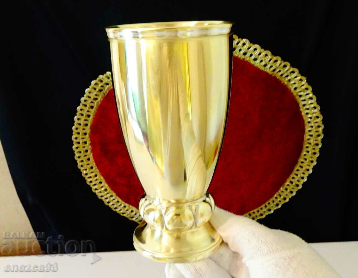 Bronze goblet, wine glass, Wolff - W. Germany - 5 Bronze goblet, wine glass, Wolff - W. Germany - 5