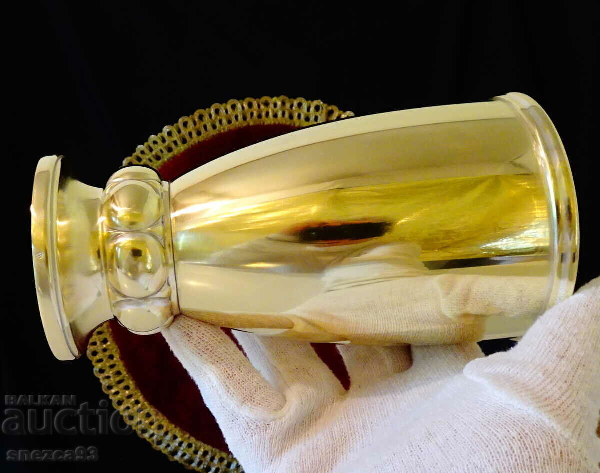 Bronze goblet, wine glass, Wolff - W. Germany - 7 Bronze goblet, wine glass, Wolff - W. Germany - 7