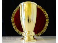 Brass goblet Wolff,W.Germany.