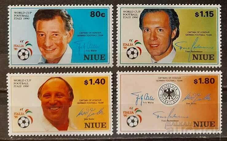 Niue 1990 Personalități/Sport/Fotbal 15€ MNH
