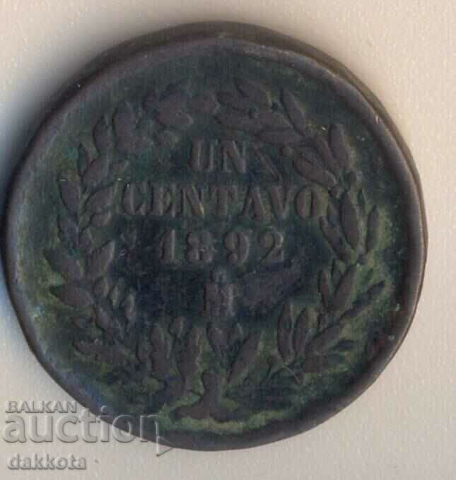 Mexic cent 1892 an