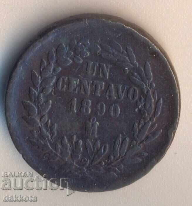 Mexic cent 1890