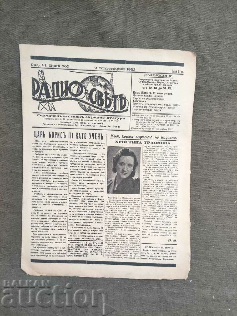 Radio World Newspaper September 9, 1943
