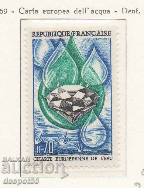1969. Франция. Европейска конвенция за водата.