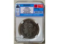 France 5 Francs 1851 A / Silver