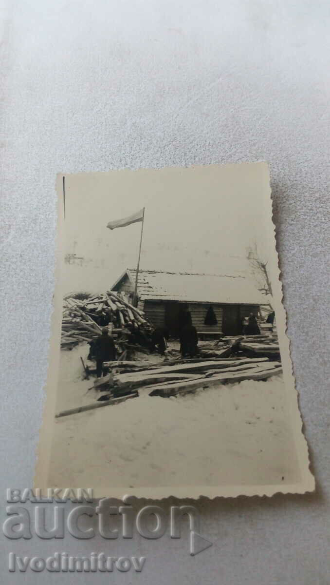 Photo Sawmill in winter