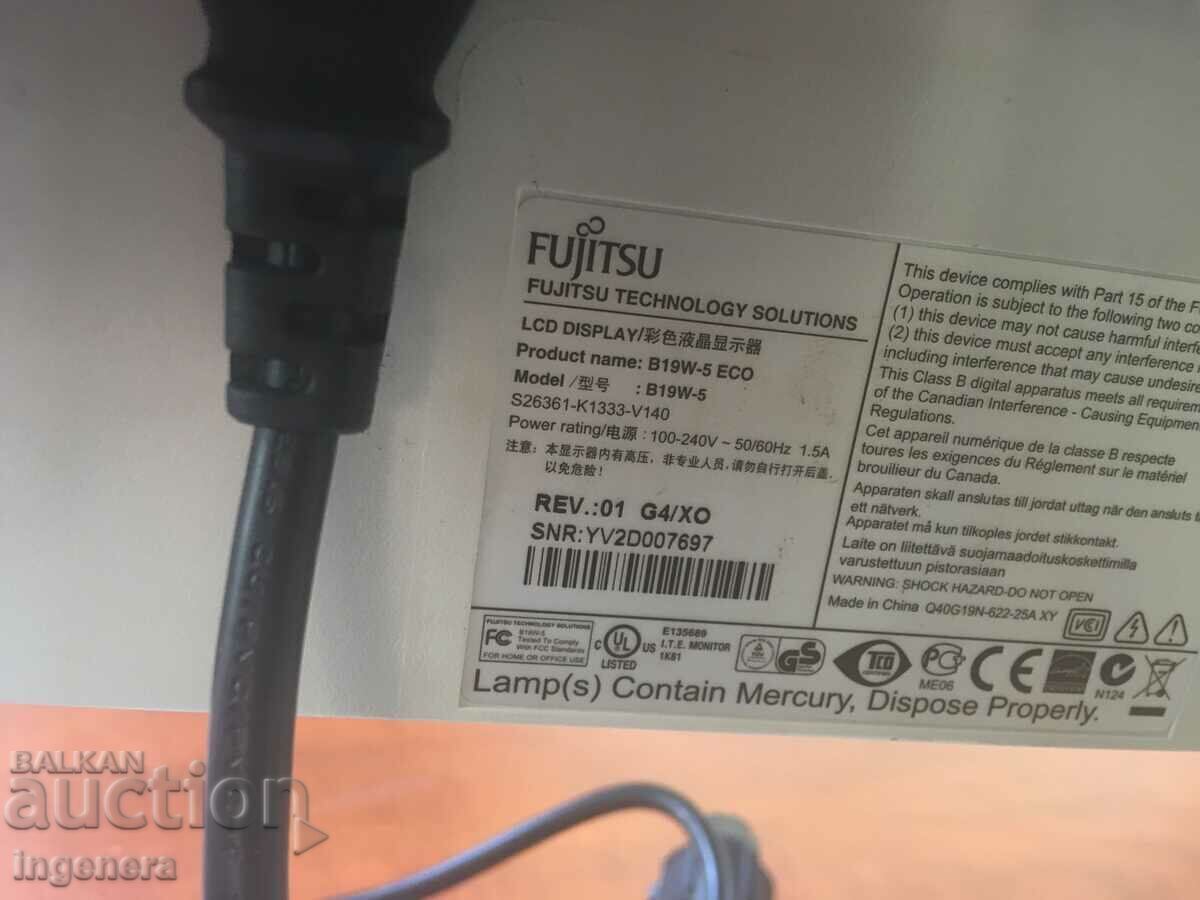 Доставка на МОНИТОР" FUJISO " МОДЕЛ-B19W-5 РАБОТИ Доставка на МОНИТОР" FUJISO " МОДЕЛ-B19W-5 РАБОТИ
