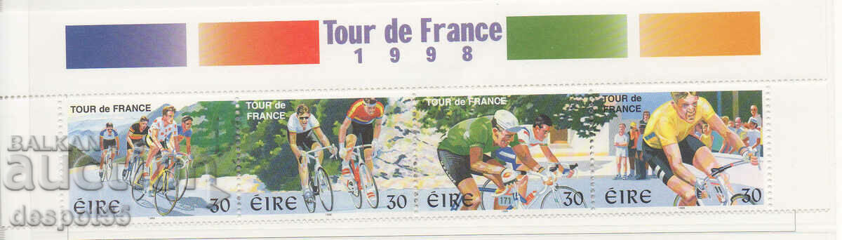 1998. Eire. Ποδηλασία - Γύρος Γαλλίας. Λωρίδα.