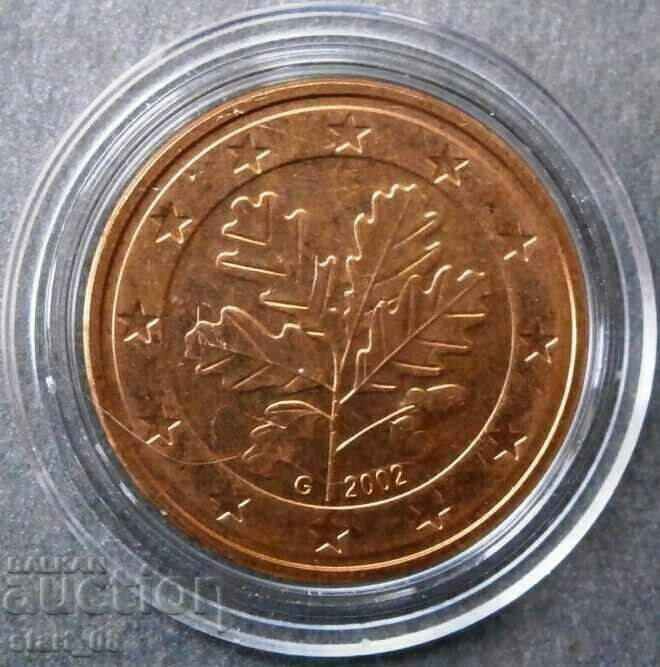 Германия 5 евроцента 2002