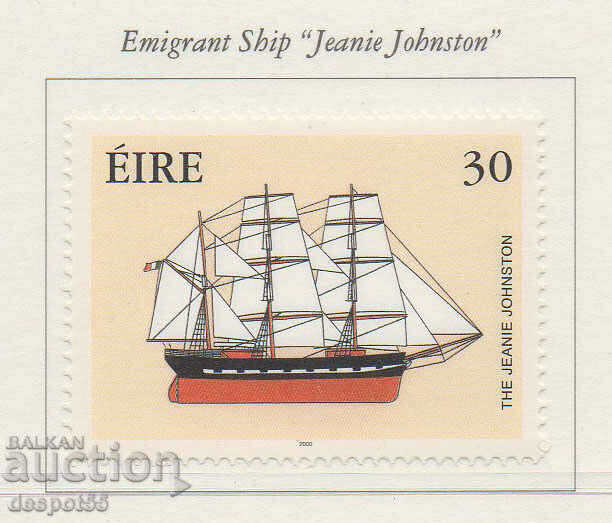 2000. Ейре. Корабът "Джийни Джонстън".
