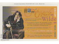 2000. Eire. 100 years since the death of Oscar Wilde. Block - Overhead