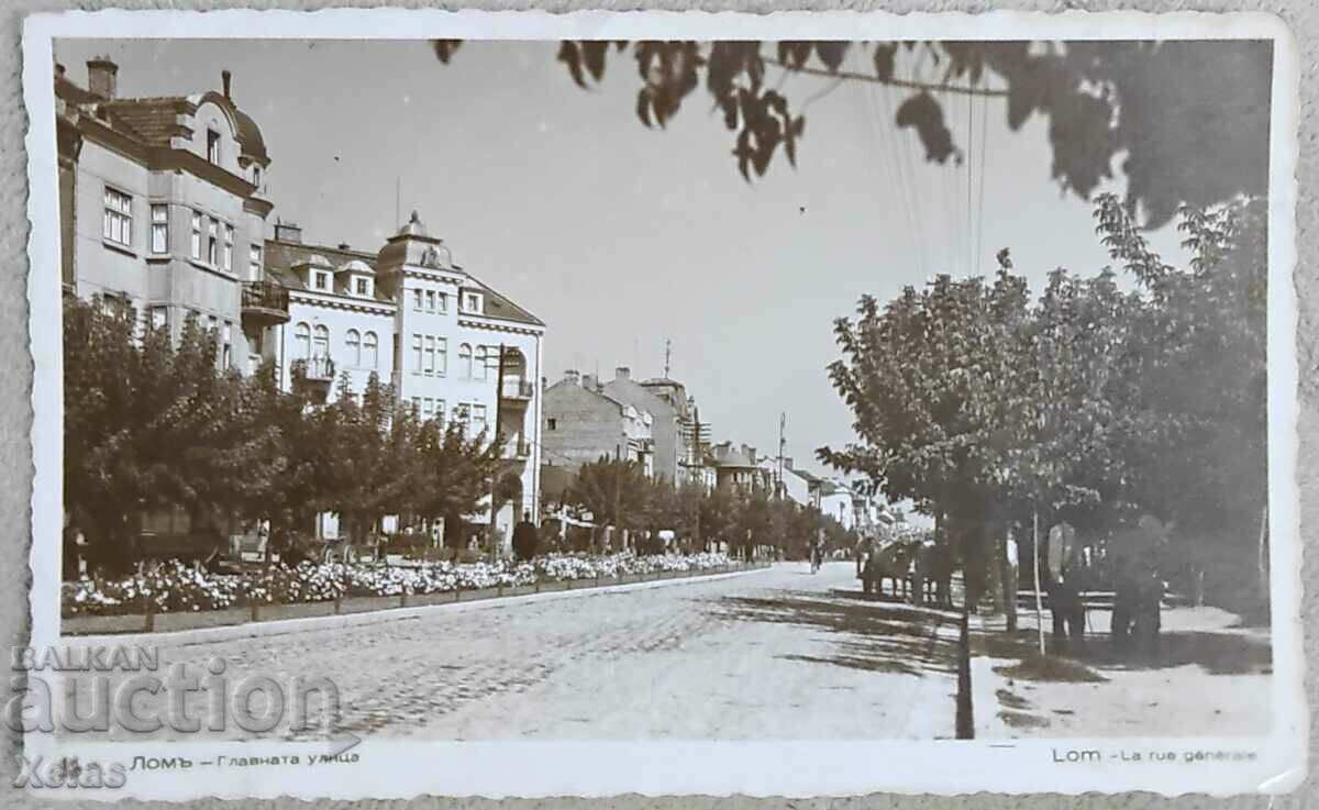 Old postcard Lom 1937