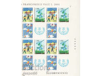 1977. Ιταλία. Ημέρα γραμματοσήμων. Φύλλο μπλοκ.