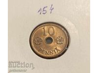 Finlanda 10 penny 1942 UNC