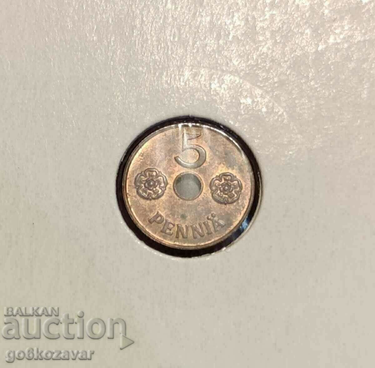 Finland 5 pennies 1941 UNC with price 8.00 BGN | € 4.09 Finland 5 pennies 1941 UNC with price 8.00 BGN | € 4.09