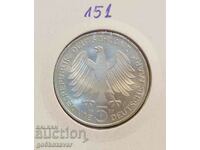 Germany 5 stamps 1977 Silver-Jubilee, UNC