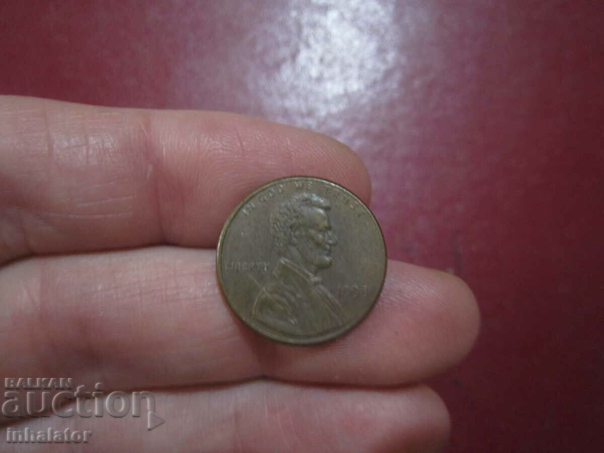 1998 1 cent USA