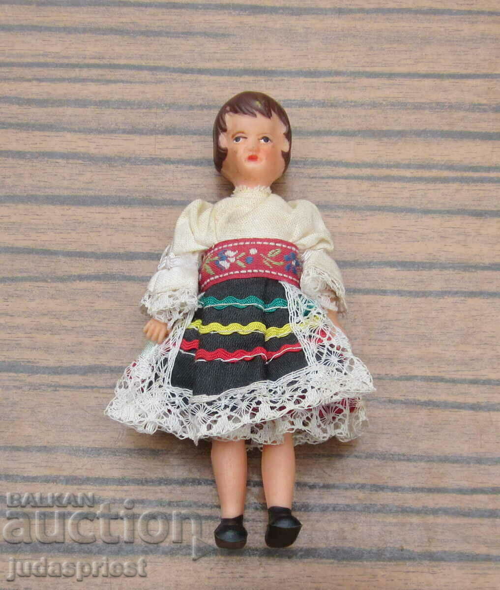 old german small mini rubber doll ARI