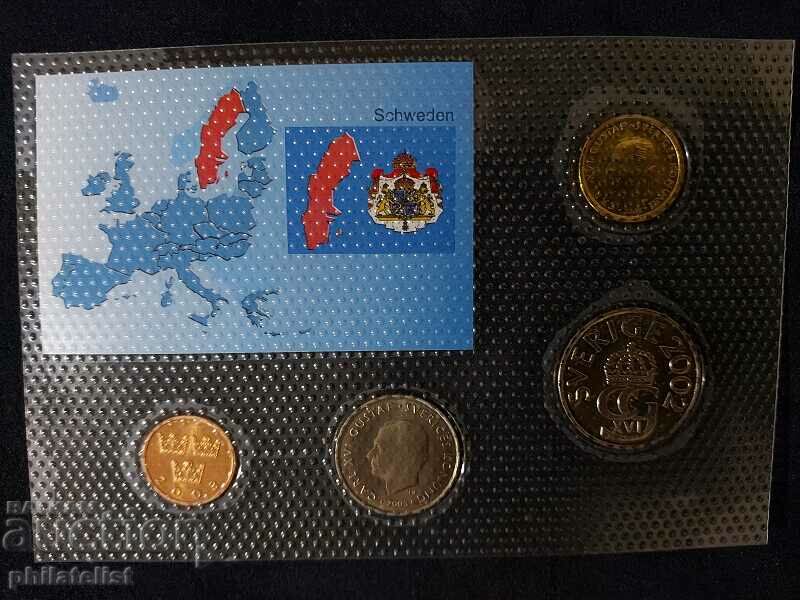 Комплектен сет - Швеция - 4 монети с цена 22.00 лв. | € 11.25 Комплектен сет - Швеция - 4 монети с цена 22.00 лв. | € 11.25