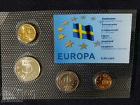 Комплектен сет - Швеция - 4 монети