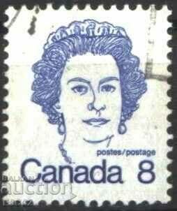 Stamped Queen Elizabeth II 1973 of Canada