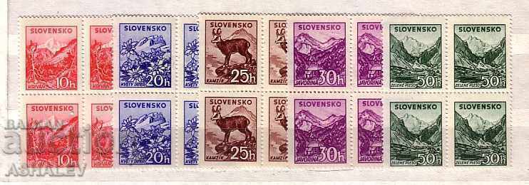 1944 Slovacia Vizualizează Mih.142 / 6 ** casetă